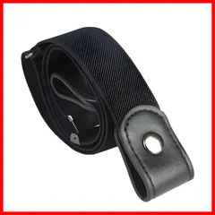 [まちの波] ベルト ゴムベルト レディース メンズ ノーバックルベルト ゴルフベルト 穴なしベルト スポーツ 締めつけ感なく 着脱楽ちん トイレ楽々 サイズ調整可能 男女兼用