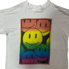 80s 90s USA製 ピースマーク スカル ドクロ ファンウェア Tシャツ 