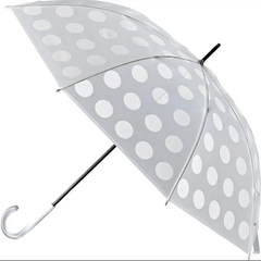 新品　傘 ドット柄 水玉 おしゃれ レディース 雨傘 長傘　2260