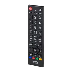 【 新品 未開封 】   ELPA テレビリモコン RC-TV102BK 未使用 送料無料のサムネイル