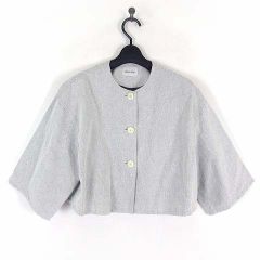 グレースコンチネンタル GRACE CONTINENTAL 25SS ローズ刺繍ニットカーディガン 長袖 薄手 36 白 /NR ■OS レディース ローズ刺繍ニットカーディガン / GRACE CONTINENTAL | GRACE