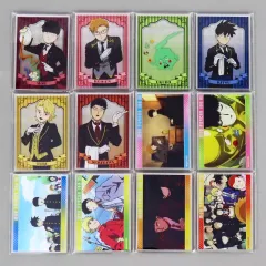 【中古】キャラカード 全12種セット アクリルカード 「DMMスクラッチ! モブサイコ100 III -執事ver-」 D賞