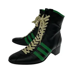 未使用 GUCCI adidas コラボ ブーツ 大人気カラー イタリア製