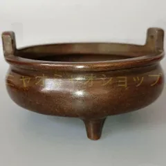 中国　古銅宣徳銅　松竹梅鳥文　香炉　一對　M　5564 2025年最新】宣徳銅の人気アイテム - メルカリ