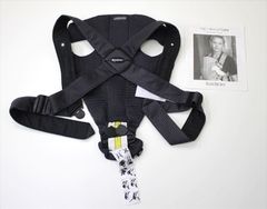 ベビーキャリア MINI AIR アンスラサイト ベビービョルン 抱っこ専用 新生児OK 快適フルメッシュ クリーニング済み D39C028