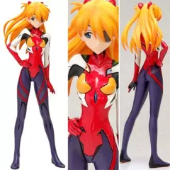 【中古】フィギュア 式波・アスカ・ラングレー(Q版プラグスーツ) 「ヱヴァンゲリヲン新劇場版：Q」 1/10 塗装済み完成品