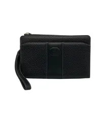 BURBERRY LONDON バーバリーロンドン レザー セカンドバッグ クラッチバッグ ブラック 中古 D4