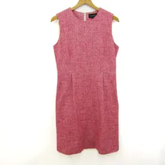 タルボット ノースリーブワンピース クルーネック トップス レディース 8サイズ レッド系 Talbots 【中古】