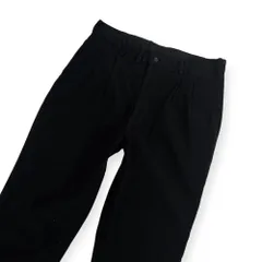 Papas パパス ツータック ピケ スラックス パンツ S/ブラック メンズのサムネイル