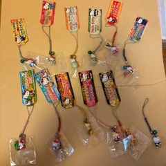 キティ根付　ストラップ★ご当地キティ★12点セット