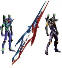 【中古】フィギュア EVANGELION EVOLUTION #EX エヴァンゲリオン初号機＆エヴァンゲリオン第13号機+ガイウスの槍 「ヱヴァンゲリヲン新劇場版」