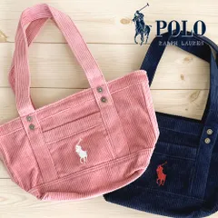 【新品】 ポロ ラルフローレン トートバッグ 小さめ レディース メンズ ファスナー付き 内ポケット コーデュロイ ミニトートバッグ ポニー POLO RALPH LAUREN RLAN CORDUROY MINI TOTE 2AR098