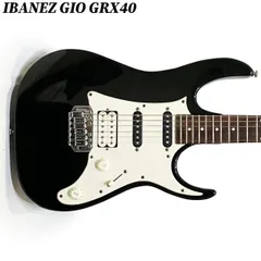 美品、新品弦張替済】Ibanez エレキギター GRX40 ブラックラメ
