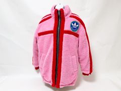 GUCCI adidas グッチ アディダス メンズ ダウンジャケット リバーシブル ムートン ピンク レッド サイズ：40 714855 ZALFT 美品