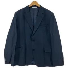 希少サイズ2XL✨アルマーニコレツォー二麻100%テーラードジャケット ブルー 希少サイズ2XL✨アルマーニコレツォー二麻100%テーラード