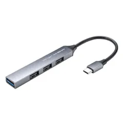 【新品・2営業日で発送】SANWASUPPLY サンワサプライ USB Type-C 4ポート コンボ 超スリムハブ(USB-5TC26GM)