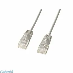 【新品・7営業日以内発送】サンワサプライ KB-SL6-15 カテゴリ6準拠極細LANケーブル ライトグレー、15m KBSL615 SUPPLY SANWA【沖縄離島販売不可】