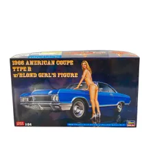 美品 プラモデル 1966 アメリカン クーペ タイプ B w/ブロンドガールズ フィギュア 1/24 ハセガワのサムネイル