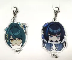 【中古】キーホルダー 含英＆曲 つながるアクリルチャーム2個セット 「DMMスクラッチ! パニシング：グレイレイヴン スクラッチ第二弾」 C-10賞