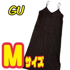 🌸【送料無料】 夏に活躍　GU キャミワンピース　ブラウン　Mサイズ🌸