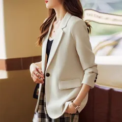 ☆ ホワイト ☆ S ☆ テーラードジャケット レディース ジャケット フォーマル 長袖 テーラードジャケット レディース テーラード ジャケット アウター オフィスカジュアル 大きいサイズ きれいめ 長袖 ゆったり 春 春秋 フォーマル カジュアル