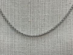 ノンブランドジュエリー ハーフラウンドネックレス K18WG K18ホワイトゴールド 【中古】 【ネックレス】 【送料無料】