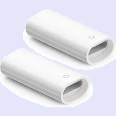 【在庫処分】故障防止 充電保護 充電アダプター (白い、2個セット) 充電アダプター Pencilペンシル用 mini Pro iPad 変換アダプタ USBケーブル 充電 アップルペンシル専用充電変換アダプタ 第1世代用 Pencil Apple 【2個セッ