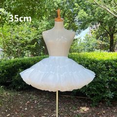新品 パニエ ミニ丈 超ミニ 35cm 多層オーガンジー 華やか ボリューム チュチュ スカート ロリータ コスプレ ダンス衣装 ステージ衣装#わふうひゃっぽうばこ