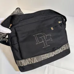 【二縁】DIANA FRANCAIS ショルダーバッグ／黒／USED良品