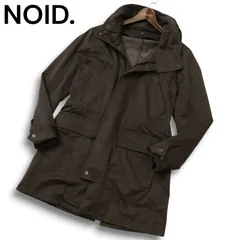 NOID. ノーアイディー 通年 フード収納★ モッズコート ミリタリー フーデッド Sz.2 メンズ