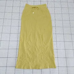 ◇ ⊂ CIAOPANIC TYPY チャオパニックティピー リブ ロング タイト スカート サイズM イエロー系 レディース E  【1508260062299】