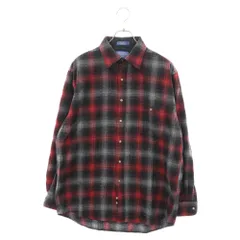 PENDLETON (ペンドルトン) ウール長袖チェックシャツ ブラック/レッドのサムネイル