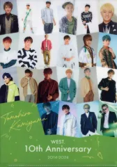 【中古】クリアファイル 神山智洋(WEST.) A4 10th Anniversary クリアファイル 「CD ハート/FATE」 ヨドバシカメラ・Joshinディスクピア・その他全国CDショップ購入特典