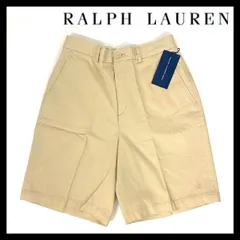 【RALPH LAUREN GOLF】ハーフパンツ サイズ 9 綿 100% ロゴ刺繍 ベージュ系 半ズボン ボトムス ラルフローレン ゴルフ (MM-627)