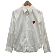 プレイ・コムデギャルソン ホワイトシャツ Sサイズ 2025年最新】PLAY COMME des GARCONS メンズ シャツの人気