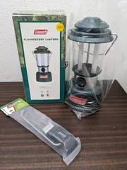 未使用◎コールマン 蛍光灯ランタングリーン 5344G700XJ ☆ポール用ハンガー付き Coleman