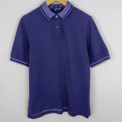 90s LANDS' END ランズエンド ポロシャツ 無地 パープル レディース 古着 アメカジのサムネイル