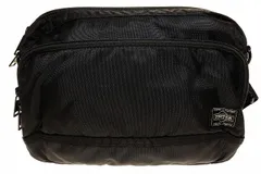 未使用品✨️ ポーター フラッシュ ショルダーバッグ ブラック ナイロン 2層 ほぼ未使用・限定 ＞ PORTER ポーター フラッグ バーチカル