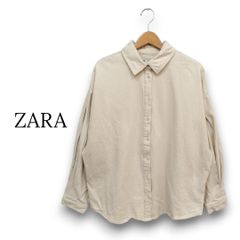 ザラ ZARA バックスリット オーバーサイズシャツ【M】
