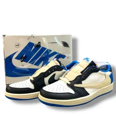 26.5cm NIKE × TRAVIS SCOTT × FRAGMENT DESIGN AIR JORDAN 1 LOW OG SP スニーカー