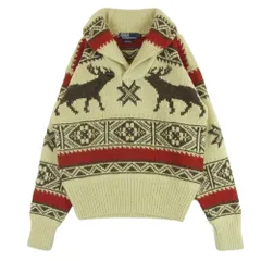 ポロラルフローレンPOLO RALPH LAURENカウチン黒 鹿 古着