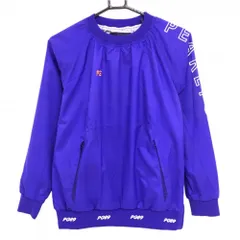 【超美品】パーリーゲイツ スニード パープル チェック地模様 蓄熱裏地 袖ロゴ  レディース 0(S) ゴルフウェア PEARLY GATES