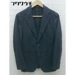 ◇ COMME CA MEN コムサメン 長袖 テーラードジャケット サイズSS ネイビー メンズ 【1002802215674】