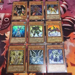 YK230207-1339 アマゾネスの鎖使い エクゾディオス オーシャン 暗黒魔族ギルファー・デーモン 機皇帝ワイゼル∞ ウルトラレア WJMP 書籍付属カード まとめ 遊戯王