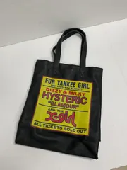 75.HYSTERIC GLAMOUR × X-GIRL 限定コラボ レザートートバッグ サイズONE SIZE【併売品】