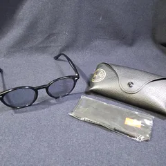 Ray-Ban レイバン　サングラス　レンズブルー　ブラック　ケース付き　RB 2180-VF　★L901