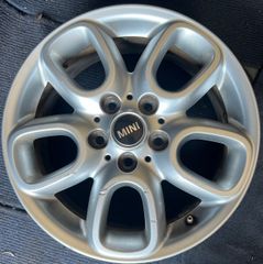 ☆送料無料☆MINI ミニクーパ F56 純正 16インチ ホイール1本 6.5J 54 PCD112 ハブ径約66.6    No.676