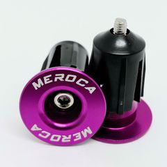 MEROCA バーエンドキャップ パープル(ロード 、マウンテン、クロスバイク)