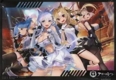 【中古】クリアポスター A3クリアポスター 集合(描き下ろしイラスト) 「アズールレーン×カラオケまねきねこ」