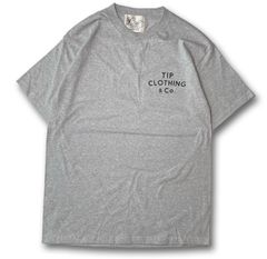 【TIP CLOTHING & Co.】Original Logo S/S TEE HeatherGray